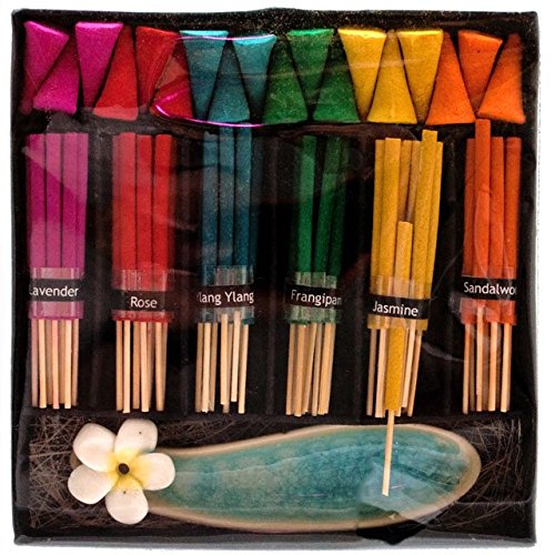 Jones Home and Gift Regenbogen-Räucherstäbchen-Set, mehrfarbig