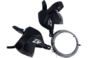 Chooee Bike Gear Shifter 9/10 Speed,Mountain Bike Gear Shifter 3 x 9/10 Left and Right Shift Lever for Shimano/sram …