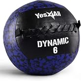 Yes4All Wandball (lebendig, blau camo, schwarz) - weicher Medizinball/Wand-Medizin Ball f&uuml;r Ganzk&ouml;rpertraining und Kraft&uuml;bung