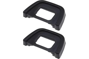 YINETTECH 2 Pezzi DK-23 Oculare Per Fotocamera Oculare Di Ricambio Protezione Per Mirino Della Fotocamera Compatibile Con Nikon D750 D90 D300s D610 D600 D7100 D80 D200