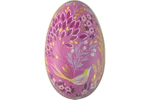 That's Crackers! Deep Lilac | Sara Miller | Two-Part Fillable Tinware Easter Egg | Lovely Gift