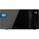 Cecotec Digital Microwave Proclean 5005 Black. 700W, 20L, 3DWave Technology, 5 Power Levels, Timer 30 Min, Defrost, Clock Dis