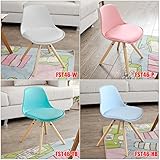 SoBuy® Kinderstuhl, Stühlchen, Sitzhocker, Sitzhöhe 35cm, weiß, FST46-W - 4