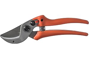 Original LÖWE Sécateur à 15 enclumes 15.107 avec géométrie Bypass pour Les Petites et Moyennes Mains – Lame courbée antiadhésive Coupe Parfaitement Le Bois Dur comme Le Tilleul, l'épicéa, Le mélèze.