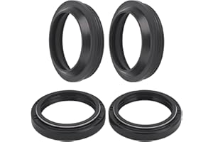 AHL 41 * 53 * 10.5mm Retenes para horquillas Sello de Aceite y Guardapolvo para Kawasaki Z750 (EURO) 2004-2012/ZR750 (ZR-7) 2000/ZX600 (ZX-6R) 1995-2004/ZX750 Ninja ZX-7 1993-1995