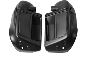 Tcmt opaco nero ventilato gamba inferiore della carenatura per Harley Touring Street Glide ultra 2014 2015 2016 2017