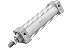 Heschen Cilindro neumático estándar, SC 50-150, PT1/4'' Puerto, 50mm diámetro, 150mm Carrera, Doble Efecto
