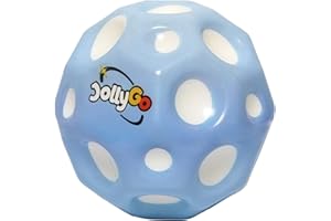 ‎JOLLYGO JollyGo High Bounce Ball 9,5 cm – Extrem Springender Gummiball mit Pop-Effekt – Outdoor Spielzeug & Geschenk für Kinder & Erwachsene – Mehrfarbig