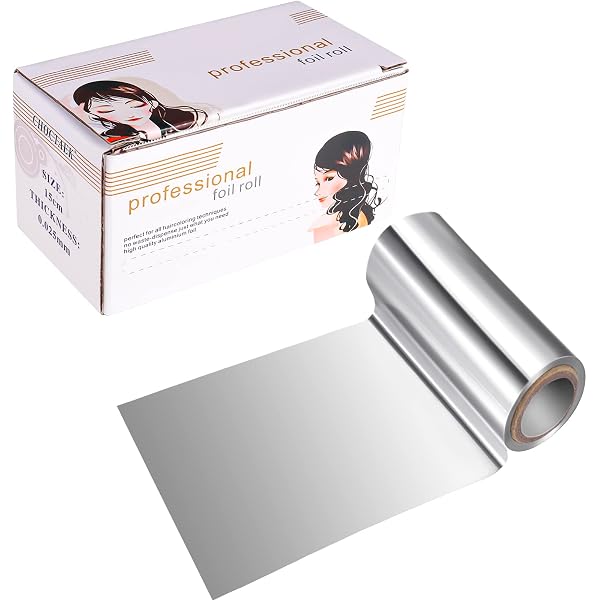 Fuyamp Silber Haarfolie – 30 Meter Rolle, 12 Cm Breit, Alufolie Für Haarfärben & Highlights
