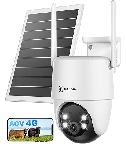 COCOCAM 8W Pannello Solare Per Telecamera Batteria, Compatibile Con Telecamere Batteria DC 5 V Con Interfaccia Di Tipo C, Staffa Di Montaggio Regolabile, Impermeabile IP66