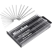 25-teiliges Mikro-Bohrer Set – Präzisionsbohrer 1.2mm Bis 3.0mm Aus Hochgeschwindigkeitsstahl Für Metall, Holz, Kunststoff & DIY