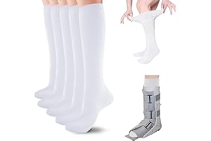 WEESTAAMO Nahtlose Sensorische Socken für Walking Boots(Gr. 35-42) Atmungsaktive Medizinische Schlauchsocken Air Walker