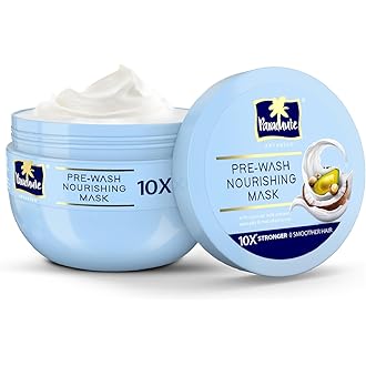 Parachute Advansed Pre-Wash Nourishing Hair Mask For Scalp&Hair|Total Hair Health 10X Stronger Hair&Smoother Hair With Coconut Milk Protein,Avocado&Ma