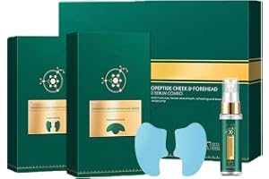 Soluble Freeze-Dried Collagen Film,Collagen Lifting Mask Kit,Freeze-Dried Forehead Mask Patch,for Skin Rejuvenation & Lifting