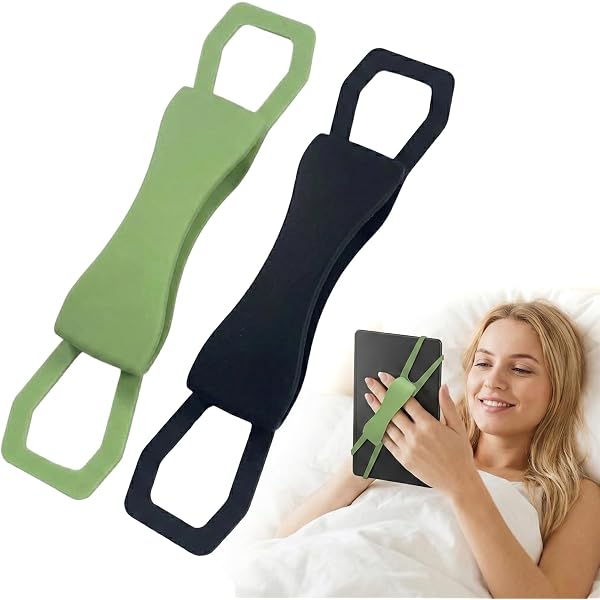 3 Cinturini Di Sicurezza Per Tablet E EReader 8.7-13" – Regolabili, Antiscivolo, Alta Elasticità, Per Uso A Una Mano