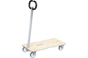 ‎WAGNER DESIGN YOURSELF Wagner Transport aid MM 1333, 74-101 x 37 x 14.5 cm, load capacity 200 kg, for different sized loads, extendable loading area, folding drawbar, flexible, FSC®-certified, 20133301
