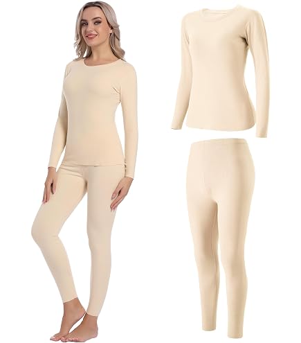 Sous-vêtements Thermiques Femme Haut Et Bas - Polaire Double Face, Extra Chauds, Pour Ski, Maison, Hiver