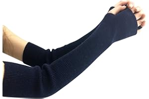 Amorar Guanti Invernali da Donna Scaldamuscoli in Maglia Scaldamuscoli in Cashmere Scaldamani da Polso Senza