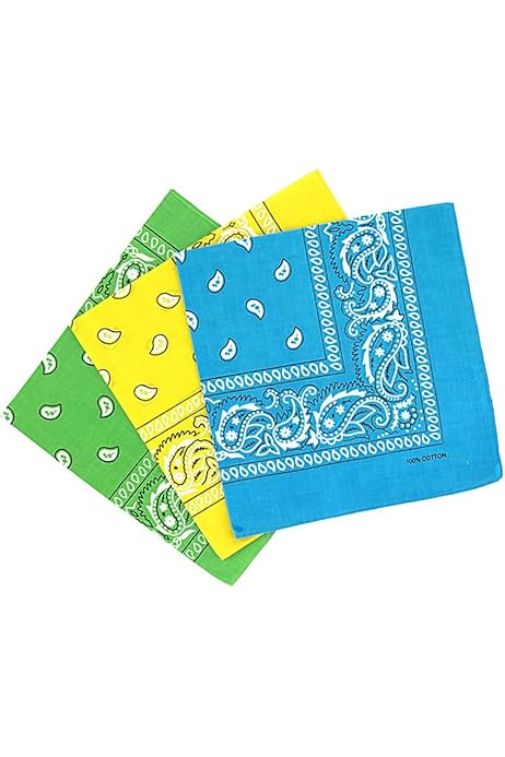 3 Bandane Unisex In Poliestere - Rosso, Bianco, Nero | Per Sport, Escursionismo, Moda | 54x54 Cm - Foto 11