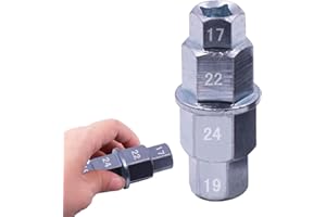 Hailerio Chiave per mandrino per ruota anteriore, strumento di rimozione del mandrino della ruota anteriore, strumento per mandrino per ruota anteriore moto, chiave esagonale multiuso