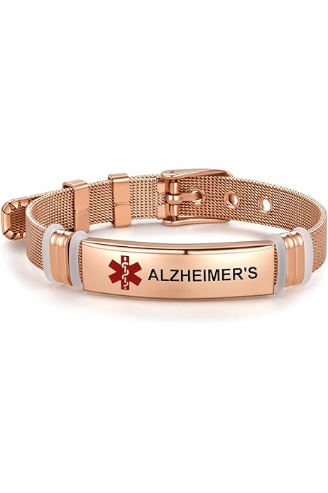 Medical Id Bracelets For Women Pink Medical ID Bracelet