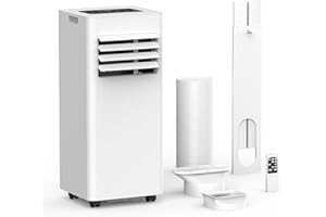 AIRORIG Air Conditioning Unit 9000 BTU, Portable Air Conditioner with 4-in-1 Function, Air Cooling, Ventilation, Dehumidifying and Sleep Mode with 24H Timer