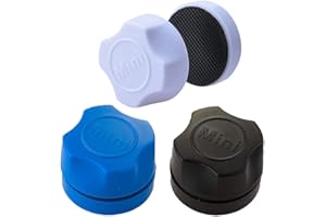 Qixuer 3 Pièces Aquarium Magnetic Brush,Mini Grattoir à Algues Magnétique Fish Tank Coral Mirror Observation Clean Brush Magnets Brush Cleaner pour Nettoyer Les Vitres D'aquarium