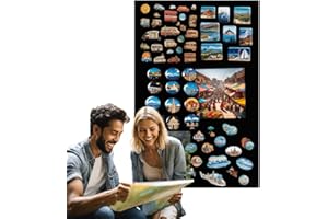 Anwicar Magnettafel - Magnetische Pinnwand 100x80 cm aus Stahl - ideal für Magnete und Notizen - magnetisches Whiteboard - beschreibbare Tafel - inkl. Montageset - Schwarz