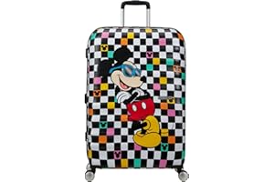 AMERICAN TOURISTER American Tourist Wavebreaker Disney FL - Spinner L, walizka, 77 cm, 96 L, wielobarwne (Mickey Check)
