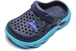 YuanDiann Sabot de Plage Enfant Garcon Fille Mules Chaussures de Jardin Sandales Été Clogs EVA Antidérapant Respirant Surf Piscine