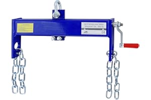 ‎CARPARTS-ONLINE 1800kg Profi Motor Balancierer Positionierer für Werkstatt Hebekran Blau