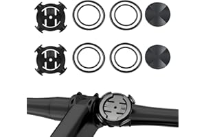 Ztolbriy Supporto Computer Bici per Garmin GPS, 2 Pezzi, Attacco Manubrio Universale Compatibile con Edge 200/500/510/520/800/810/1000, iGPSPORT iGS50/iGS618, Blackbird BB10/BB10S, XOSS G/G+