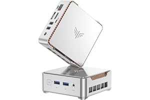 NiPoGi Essenx E2 Mini PC, Ιntel Alder Lake-N97(jusqu'à 3,6 GHz), 16 Go DDR4 1024 Go SSD M.2 Mini Ordinateur, Double WiFi, LAN 1000 Mbps, HDMI 2.0 + DP, Double écran 4K pour école/Maison/Bureau.