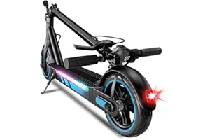 HIQIS Monopattino Elettrico Adulto, Scooter Elettrico Pieghevole 350W/500W, Batteria 36V 10.5Ah/15Ah, Autonomia di 30-45KM, Velocità Massima 25 km/h, Doppia Frenata, Controllo App