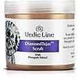 Vedicline Diamond Tejas Scrub, Eliminate Dirt & Impurities, Dead Skin With Diamond Bhasma And Mica For Soft Skin,100ml