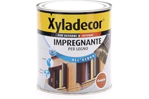 Xyladecor IMPREGNANTE ALL' ACQUA per Legno vernice Fondo per Interni ed Esterni, Inodore, colore DOUGLAS 750ML, 750 ML