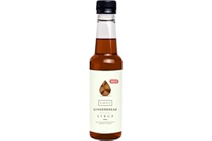 Simply Sugar Free Gingerbread Syrup, Low Calorie, Vegan & Nut Free Flavoured Syrup for Coffee, Cocktails & Baking (250ml)