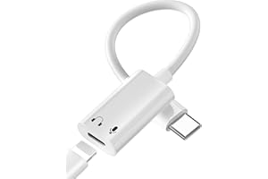 IMANGOO Adapter USB C do słuchawek Lightning do iPhone 16 15 Pro Max Plus iPad 10, typ C na Lightning Audio adapter typu C AUX adapter do słuchawek audio do iPad Pro Mini 6 Air 4th Air 5th S23 FE Ultra