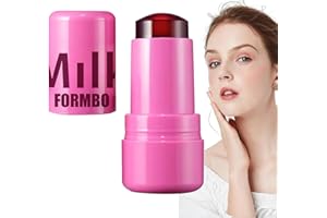 PHNKJGH Milk Jelly Blush | Jelly Tint Blush | Cooling Water Jelly Tint | Milk Blush Stick Für Augen, Lippen & Wangen | Natural Long-Lasting Multi Use Makeup Blush Stick