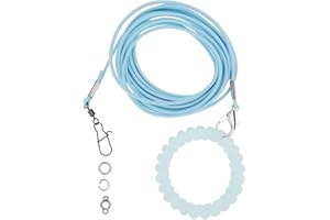 LT Easiyl Harnais pour oiseaux avec anneau 4 # Bleu 3 m