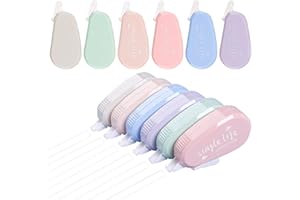 Unvtap 12 Stück Korrekturroller 4m x 5mm Korrekturmaus Süß Mini-Korrekturband, Korrekturroller Mini Correction Tape für Studenten Kinder, im Büro Arbeitendes Personal, Exquisit und Bunt