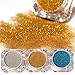 1g/Box Holographic Laser Powder Nail Glitter Manicure Chrome Pigments 8 Colors