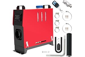 EVGTTI 5KW-8KW Standhezung Diesel Luft Dieselheizung Energieeffizient, 12V Diesel Lufterhitzer, Leise mit Fernschalldämpfer und LCD Anzeige, Standheizung für Auto RV Boote LKW Wohnmobil Bus