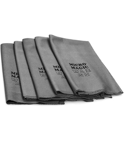 VIVOTE Panni Per La Pulizia In Microfibra, Panni Neri Per Piatti - Foto 6