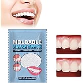 Rakiuty Temporary Tooth Repair Kit, Temporary Moldable False Teeth to Repair Missing Broken Tooth Filling, Instant Adjustment