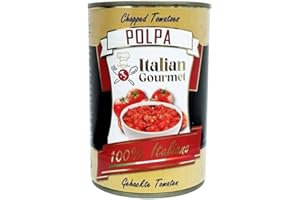 ITALIAN GOURMET E.R. 24 x Italian Gourmet Polpa di pomodoro pasta de tomate finamente picada 100% italiana, 400 g