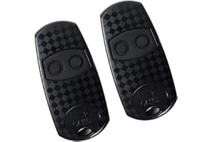 ZANPIERO Télécommande Came Top 432EV, 2 Telecommandes Portatives 433, Compatibles avec télécommande de Porte et de Garage Top432EV/432/432EE/432A /432M/432S T432/CAME 432,433.92MHz