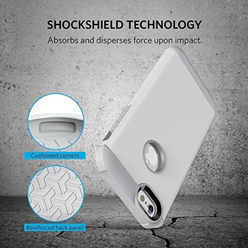 iPhone 6s Plus Case - Anker SlimShell (Sep 2015 New Release Slim Protective Case with LIFETIME WARRANTY) One of the First Cases Specially Designed for the new iPhone 6s Plus[5.5 inch](White)