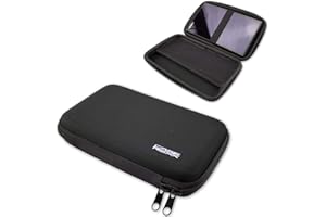 GPS Case for Garmin DriveSmart 65 / DriveSmart 71 - Hard Case with Elastic Band & Accessory Compartment - Shockproof & Ideal for Travel