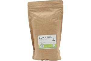 ALMICANNA: Bokashi+ med effektiva mikroorganismer 1 kg – mikrobiell jordregenerator för odling av cannabis och stöd för jäsning av Bokashi-hinkar